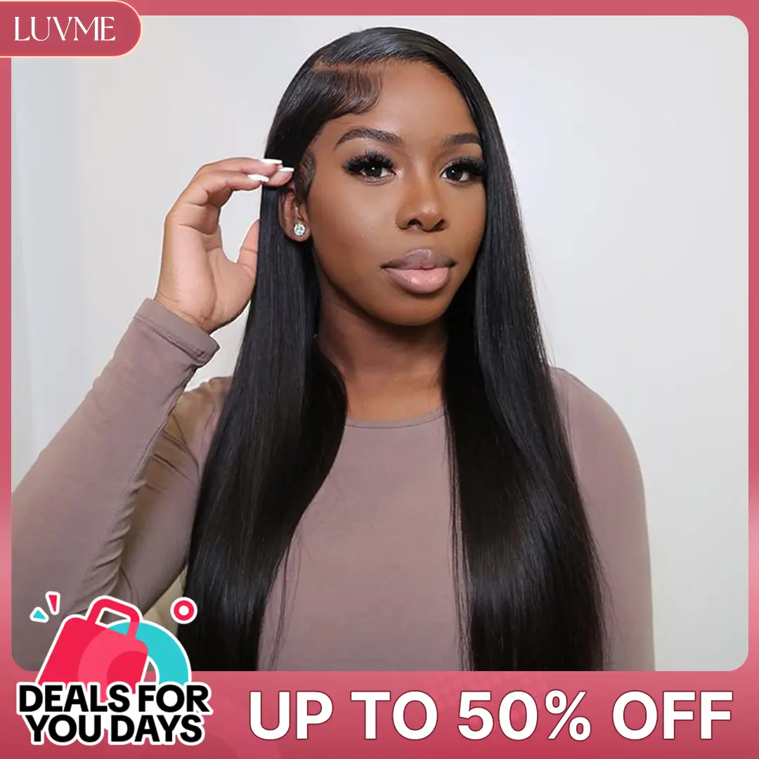 LUVME All-Day Comfort™ Silky Straight Glueless Wig with Left Side Part 7x6 Closure Pre-Plucked Pre-Bleached Pre-Cut Melted Lace Ready-To-Go #DealsForYouDays LUVME All-Day Comfort™ Silky Straight Glueless Wig with Left Side Part 7x6 Closure Pre-Plucked Pre-Bleached Pre-Cut Melted Lace Ready-To-Go #DealsForYouDays