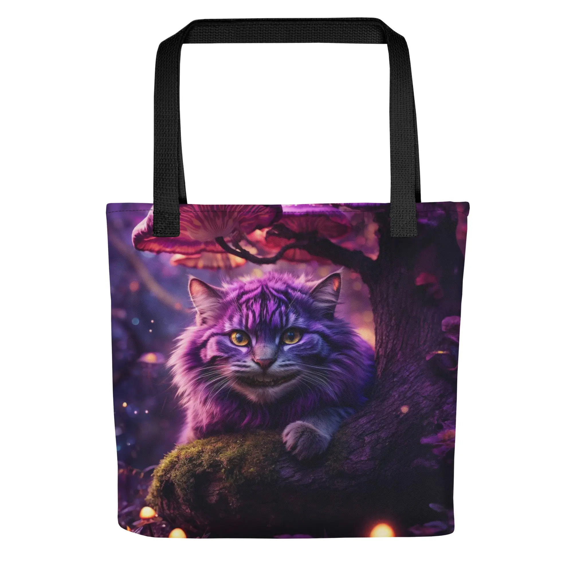 Cheshire's Fungi Hideaway: A Twilight Retreat Tote Bag