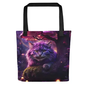 Cheshire's Fungi Hideaway: A Twilight Retreat Tote Bag