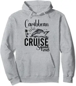 Caribbean Cruise 2025 Family Group Friends Vacation Matching Pullover Hoodie - Alizejaqua Shop 33B0CYXJSTCP