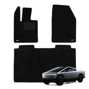 WENNEBIRD Superior Carpet Floor Mats for 2023-2025 Tesla Cybertruck, 0.6 Inch Thickness Rugs