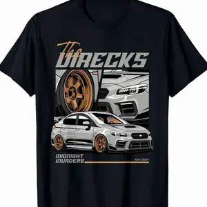 Mens T shirt Vintage Japanese Midnight JDM Ride Legendary Race Car T-Shirt shirts tshirt graphic tee Casual tops summer clothes Short sleeve