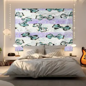 Butterfly Knot Single-Sided Printed Pattern Tapestry, Lightweight Wall Decoration Cloth, Suitable For Bedroom, Apartment, Party Decoration
