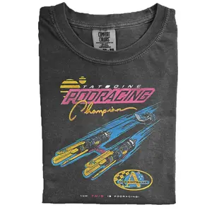 Retro Tatooine P0dracing Champion Comfort Color T-shirt Ring Spun Cotton Casual Soft Washed T-Shirt Trendy Tops for Perfect Gift