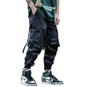 Duskp3 Niepce Black Techwear Fashion Cyber Pants with Straps Duskp3 Niepce Black Techwear Fashion Cyber Pants with Straps
