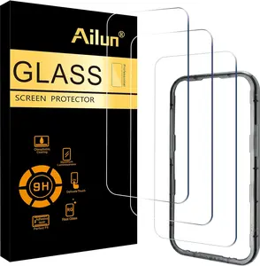 3 Pack Screen Protector for iPhone 17 Pro Max [6.9 inch] with Installation Frame, Tempered Glass, Sensor Protection, Dynamic Island Compatible, Case Friendly