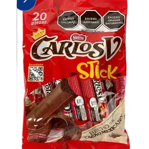 Chocolate Nestle Carlos V sticks 20 count