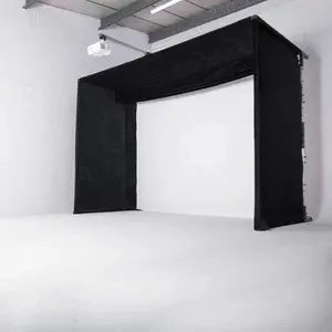 GolfBays Lux Golf Simulator Hitting Enclosure