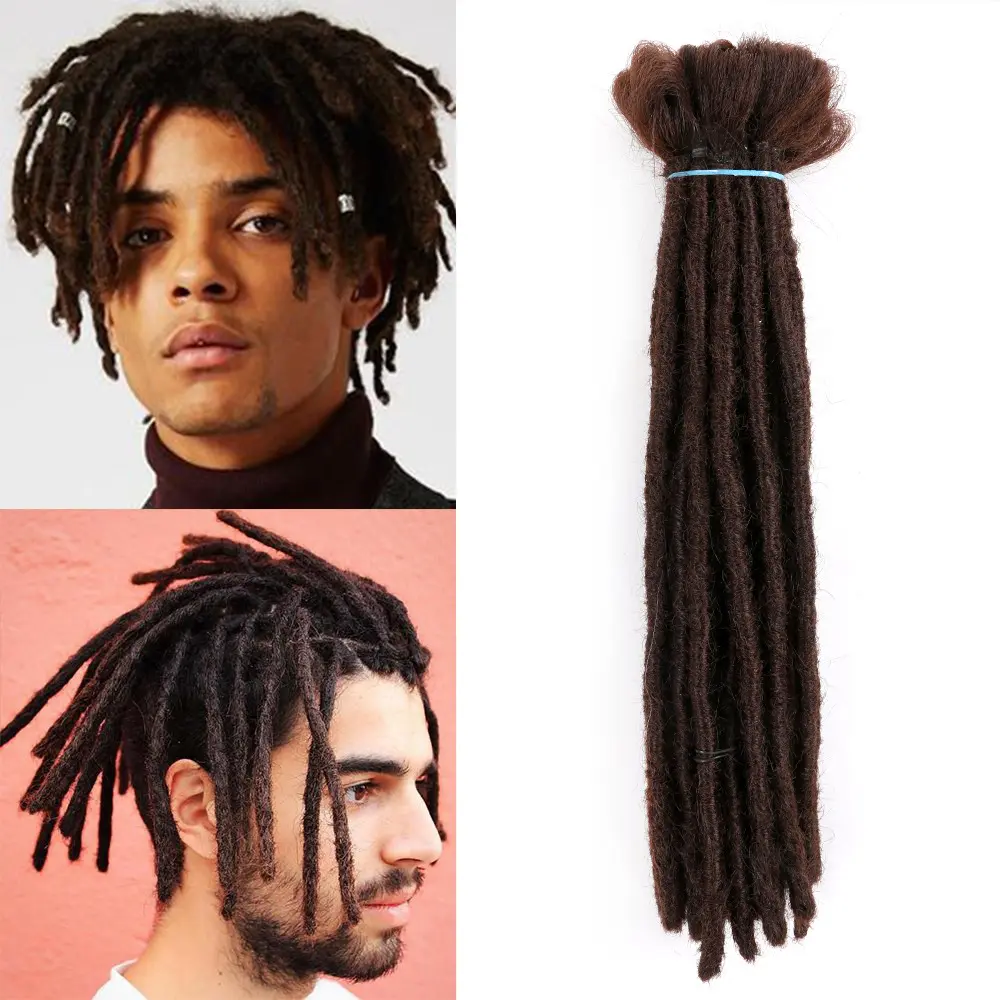Dreadlock Braided Wig, Long Synthetic African Style Hair for Men Women, Trendy Reggae Hip Hop Party Costume, Synthetic Braids, Braided Hair Wigs