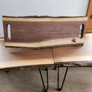 Live Edge Walnut Charcuterie-Cutting Boards board
