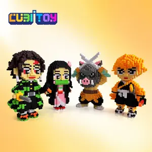 CubiToy Animation Series De-Slayer(~2900 PCS each), Micro 3D Building Block Model