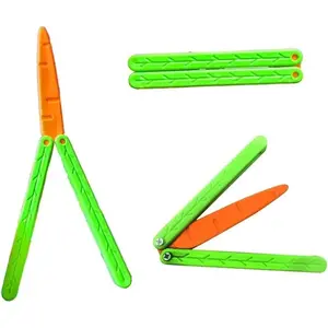 Carrot Butterfly Decompression Toy, Stress Relief Fidgeting, Rich Colors & Original Shape, 3D Printed Sturdy Toy, Large Size Ideal for Relaxation