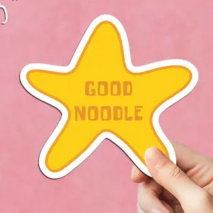 Good Noodle Sticker, Gold Star Student , Waterproof, Matte Laminated Vinyl, y2k stickers, funny cartoon gift