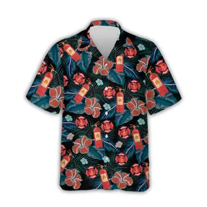 Firefighter HAWAIIAN SHIRT Short Sleeve Size S-5XL