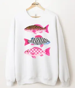 Trendy Fish Graphic Top