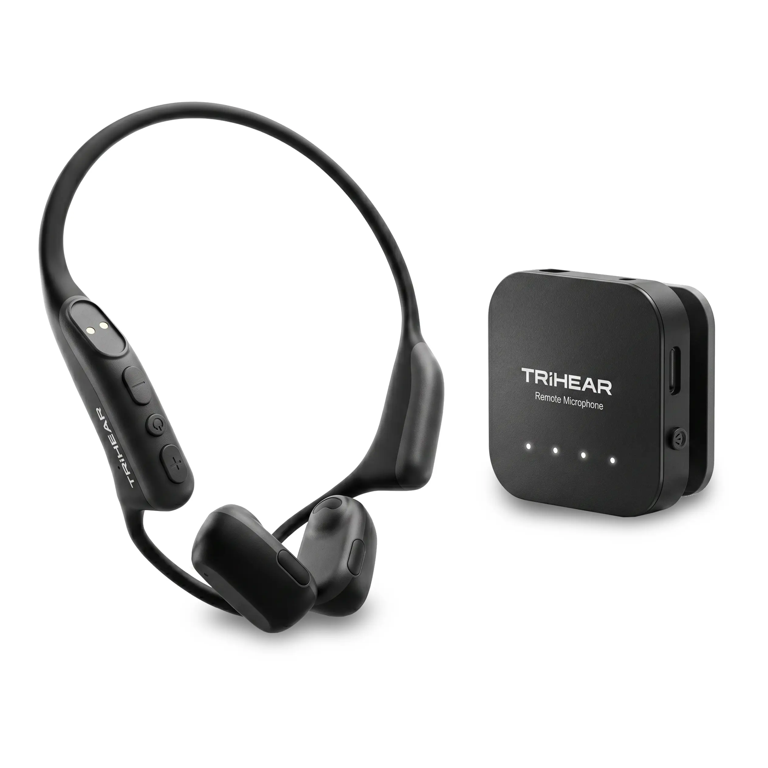 Trihear Liber Open Ear Assistive Listening Device with Remote Microphone, Comfortable Open-Ear Design | Ideal for Doctor-Patient Communication |16ms Low Latency | Noise Reduction | Bluetooth 5.3