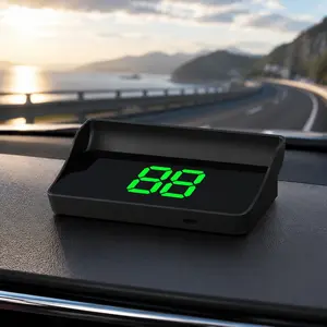 GPS Digital Car Speedometer HUD | Head Up Display Odometer with MPH Readout | Auto Accessory for Cars Trucks
