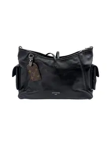 Pre-owned Louis Vuitton leather Shoulder Bags Black Carryall PM Shoulder Bag LVJ260424
