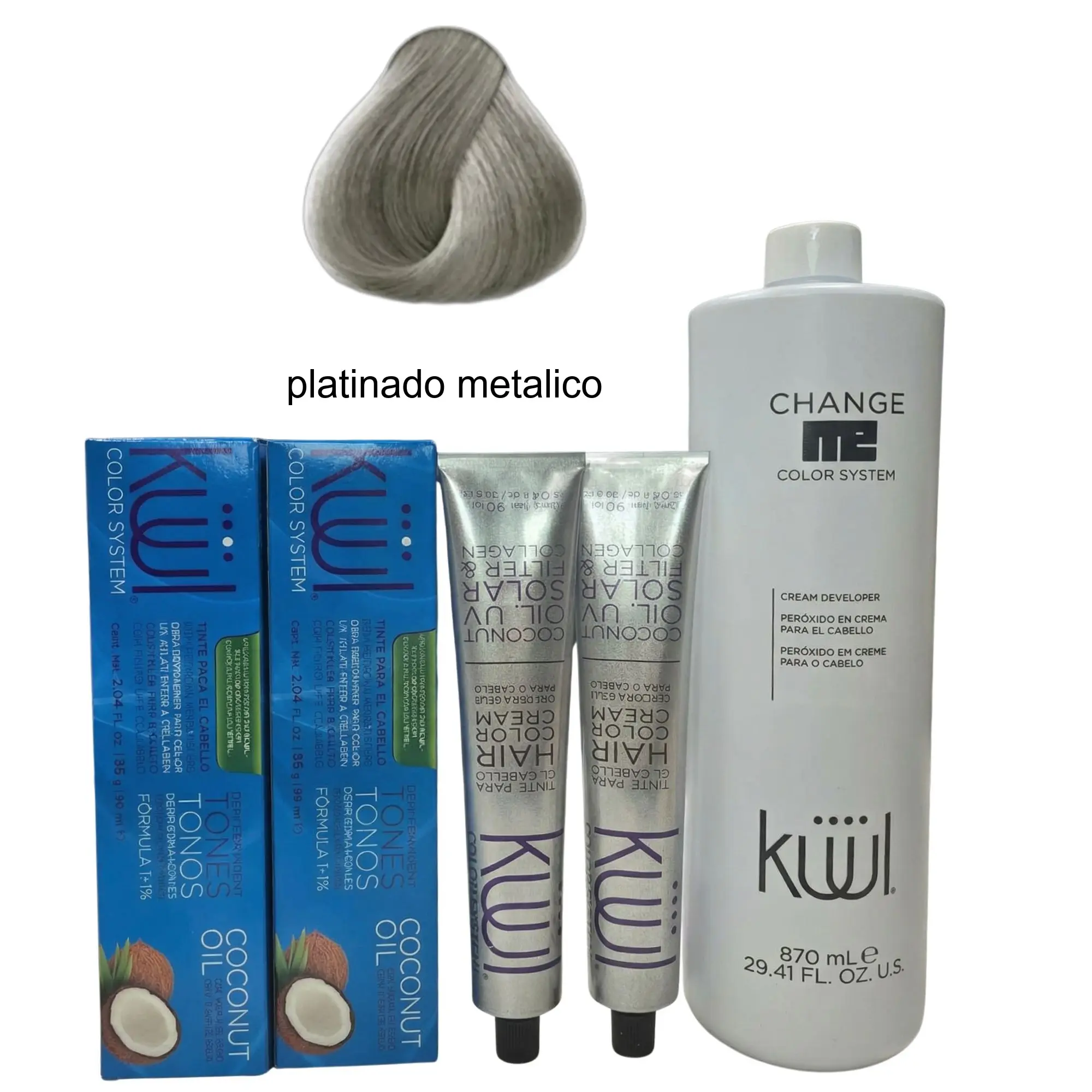 Metallic Silver/Platinado Metalico