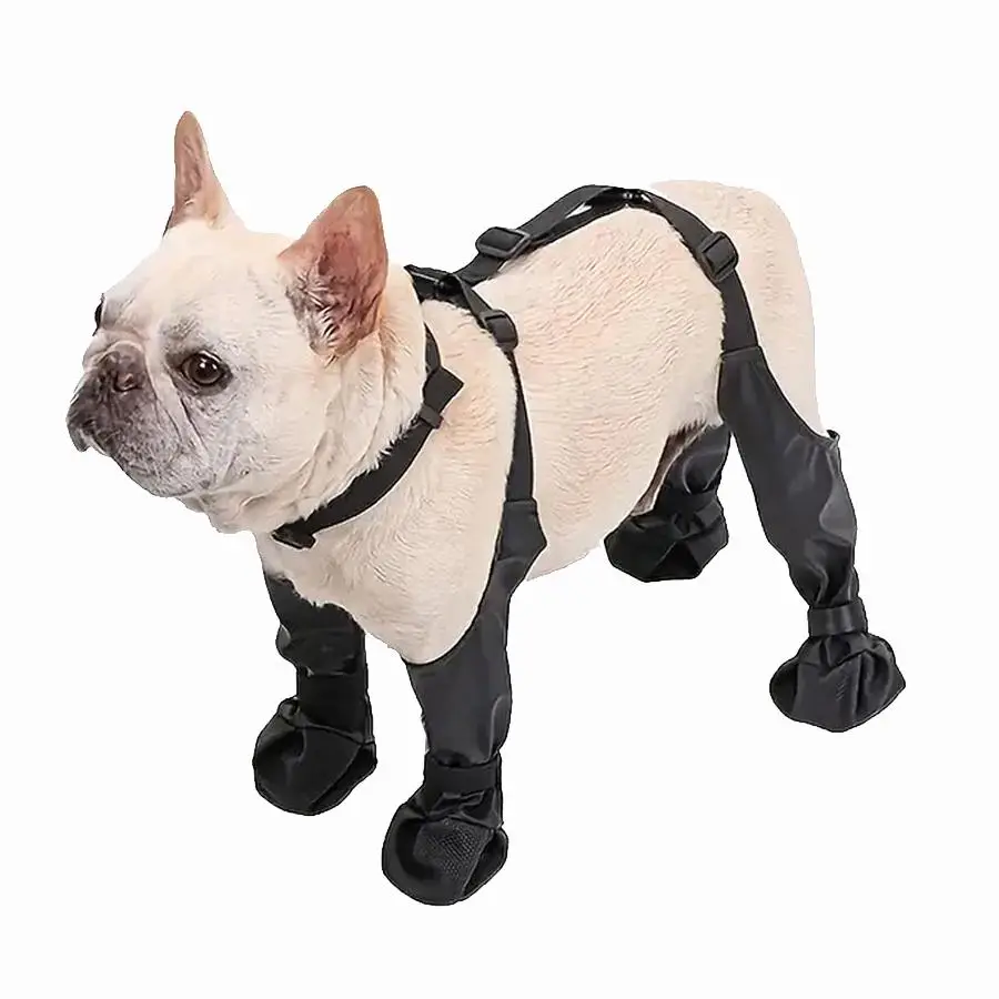 Durable Dog Shoes, Adjustable Pet Boots, Pet Paw Protectors, Dog Shoes for Outdoor Activities, Pet Supplies for Small, Medium, Large Dogs, Christmas, 