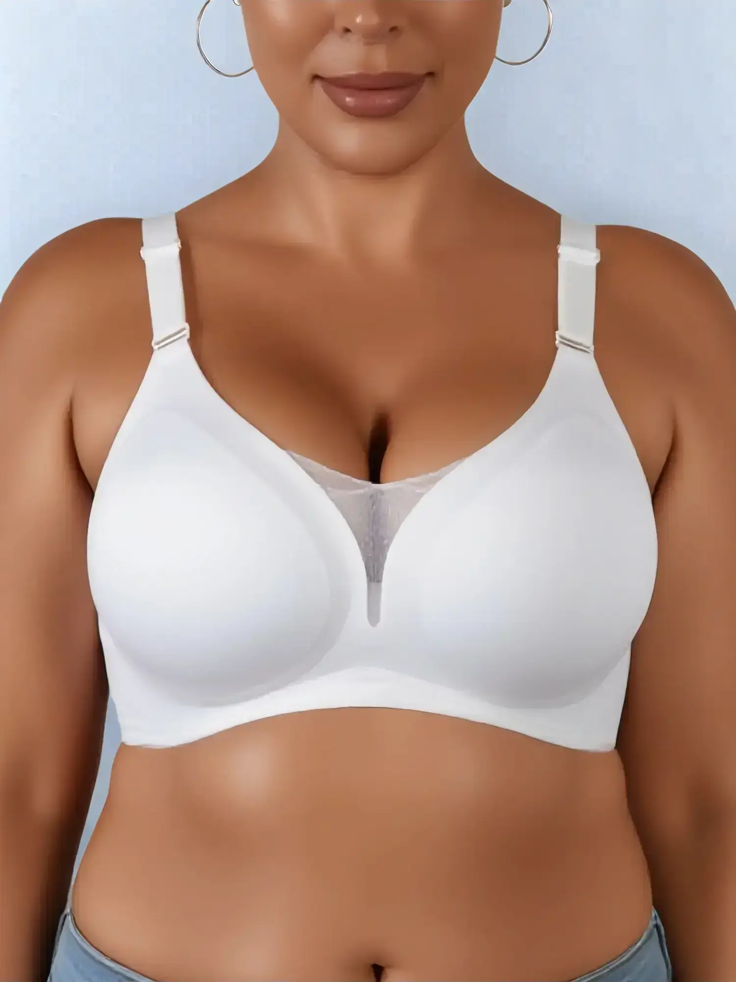 Women's Wireless Push-Up Bra, Comfortable Seamless Design, Non-Padded Support, Ideal for Daily Wear & Sleep, Maximum Comfort