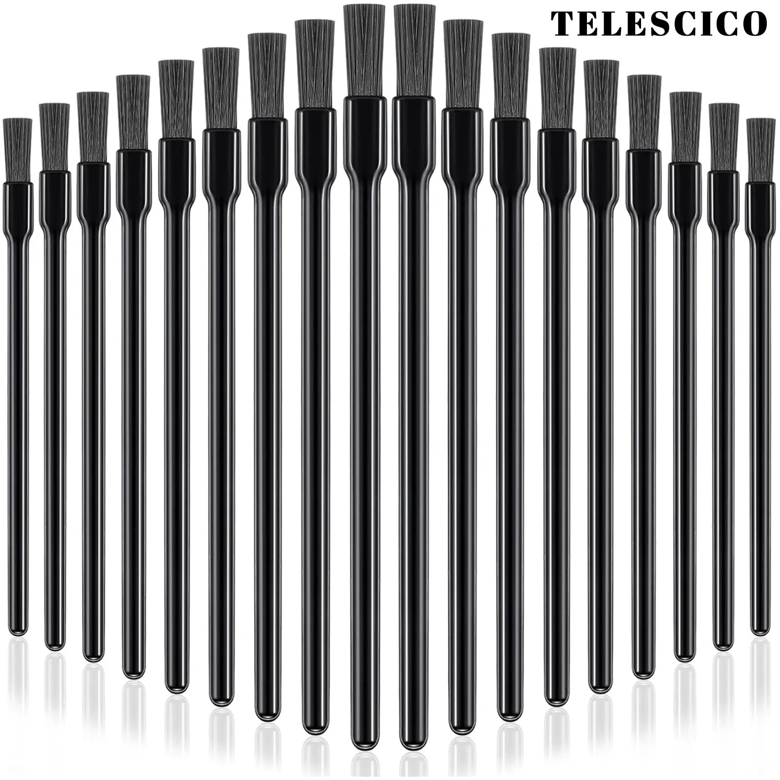 TELESCICO 300 Pieces Disposable Lip Brushes Nail Polish Brushes Lipstick Wands Applicator Lip Gloss Disposable Nail Brush Multifunctional Makeup for Women