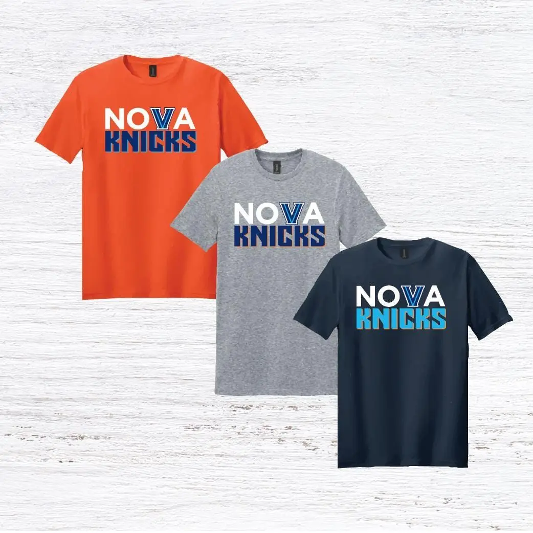 Nova Knick T-Shirt, Villanova Fan Tee Retro Hoops Gear, NY Game Day Gift For Dad, Vintage Sports Basketball Fan Present