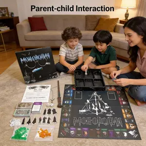 Monopoly | Board Game | Explore Hogwarts Castle | Easy to Play | 2-6 Players | High-Quality Details | No Sharp Edges