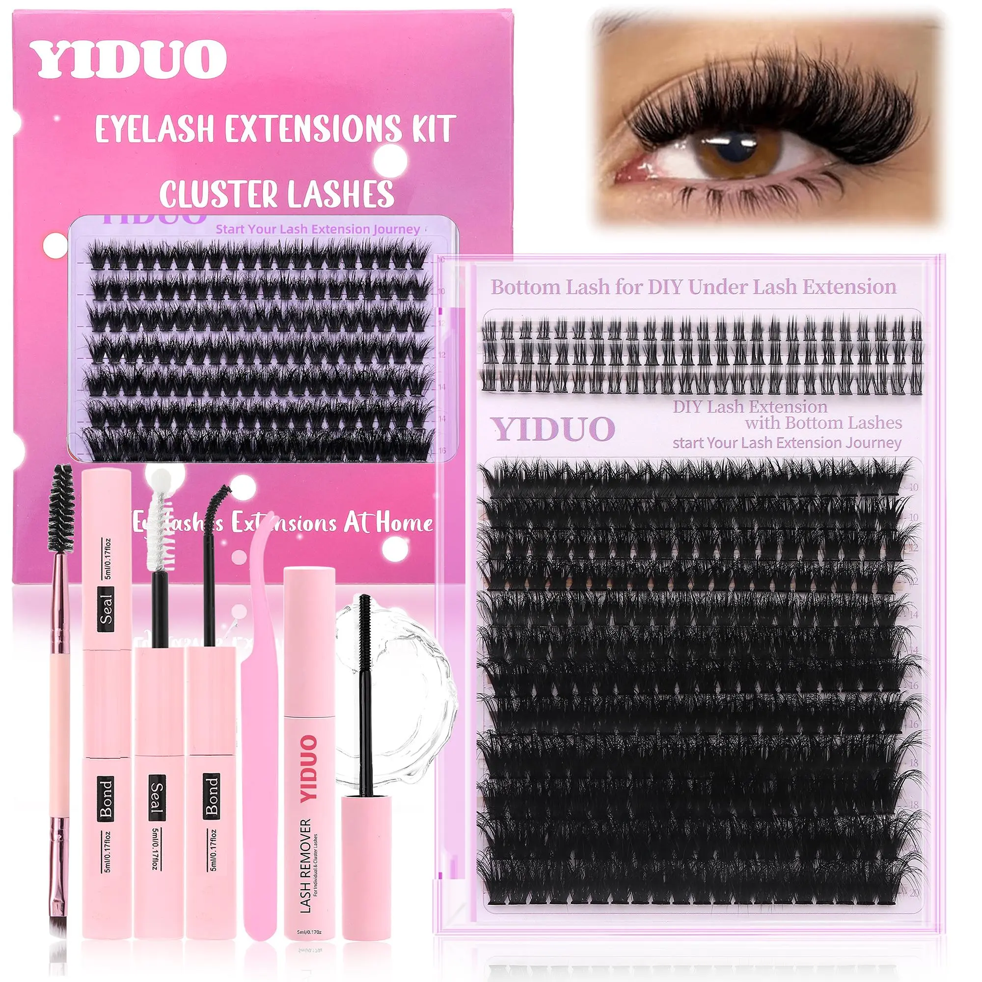 Bottom Lash & 80P Thick Lash Extensions Kit