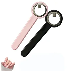 2026 Upgrade Ring-Shaped Cat Eye Magnet for Nails,2-in-1 Circle & Y Shape Nail Magnet Tool, Wide Beam French Heart Effect,Portable Cat Eye Nail Art Tool for DIY,Beginners & Nails Artists