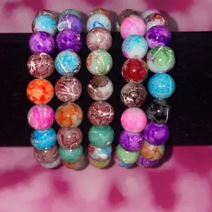 10mm junk bead bracelet
