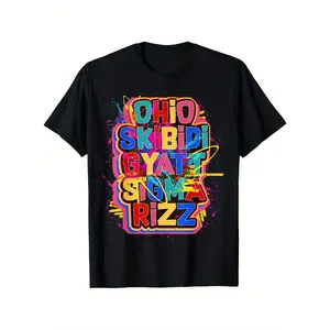 Favorite Good Stuff Skibidi Rizz Gyatt Ohio Sigma Funny Rizzler Gift Toilet Meme T-shirt. (3-13Y)
