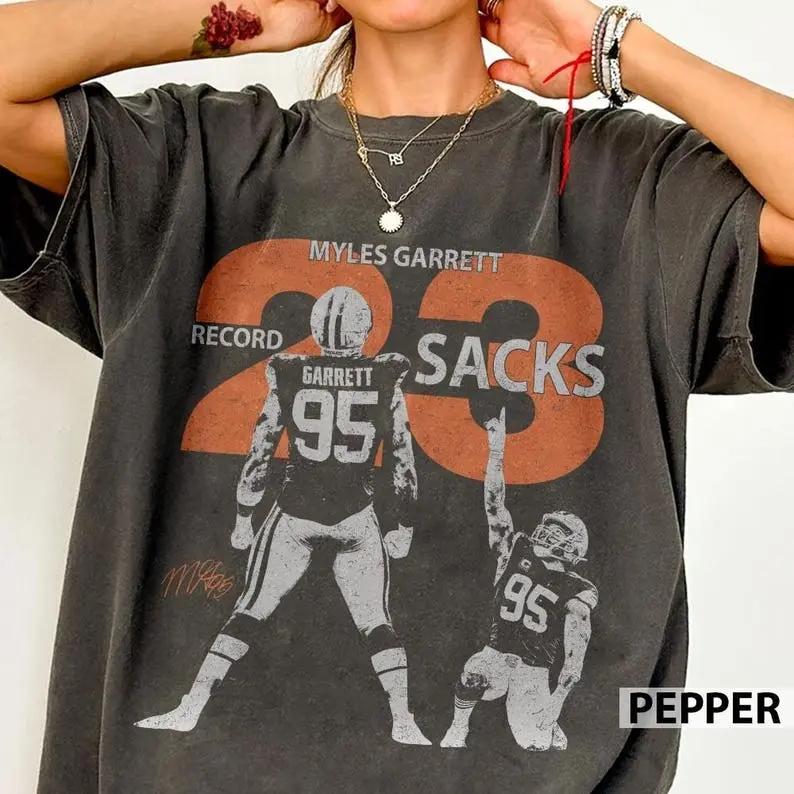 Myles Garrett 23 Football Vintage Shirt