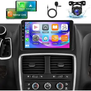 [2+64G] for Dodge Grand Caravan 2011-2020 and for Chrysler Grand Voyager 2011-2015 Android Stereo - 9 inch Touchscreen DSP Audio - Wireless Carplay and Android Auto, WiFi, GPS + Canbus + Backup Camera