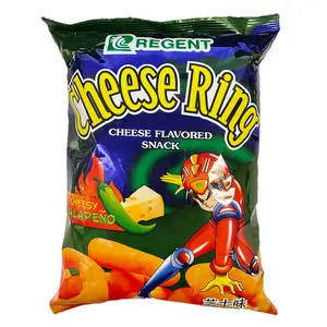 Regent Cheese Ring Snack Cheesy Jalapeno 60 g