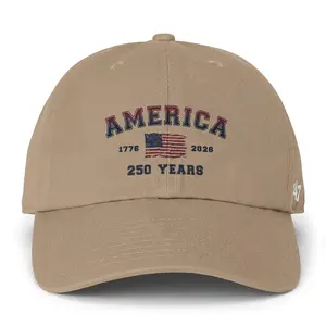 America 250 Years Flag Dad Hat | 1776-2026 Centennial Commemorative Cap
