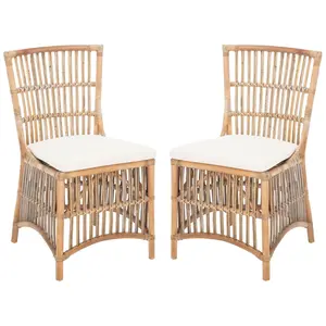 Safavieh Erika Rattan Accent Chairs (Set of 2)