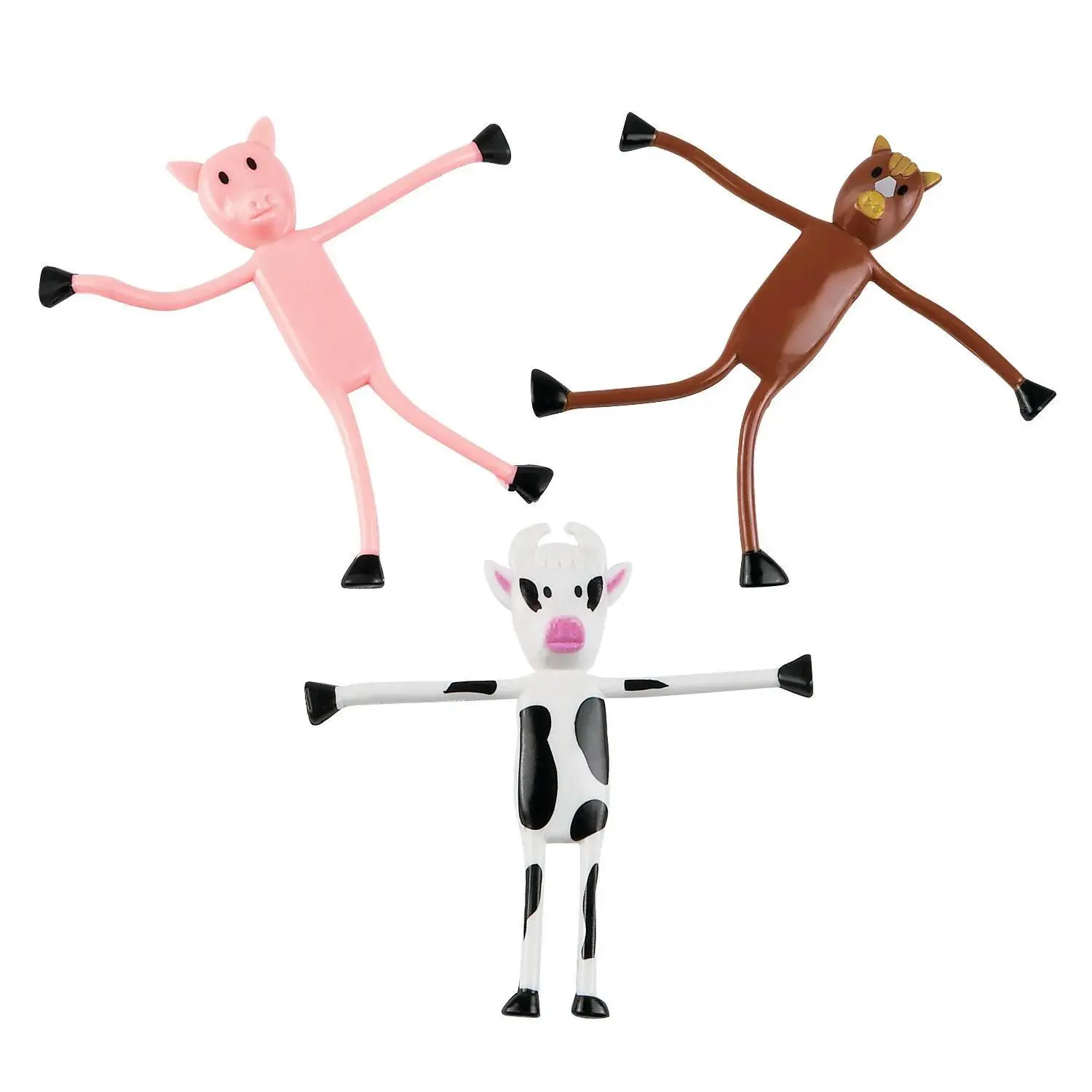 Farm Animal Bendables - 24 Pc.
