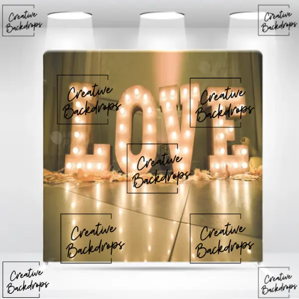 Wedding Just Married Theme Background Backdrops