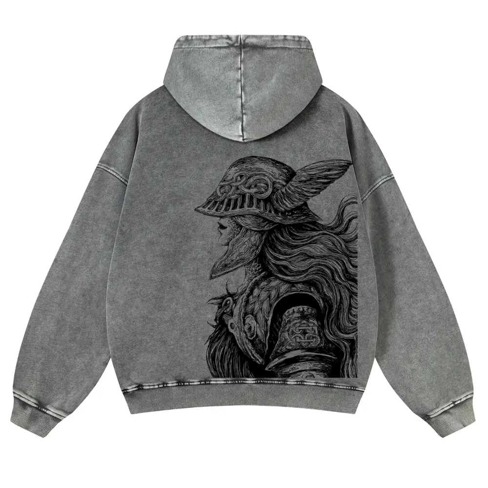 Elden Ring  Unisex FallFreshness outfits men streetwear 80s 90s graphic tees cotton Anime Game funny 380G Washed Hoodies men gifts