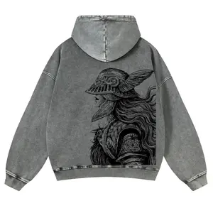 Elden Ring  Unisex FallFreshness outfits men streetwear 80s 90s graphic tees cotton Anime Game funny 380G Washed Hoodies men gifts