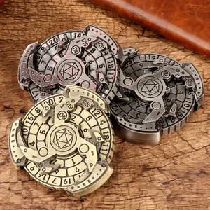 Cool Rpg Dice Set, 7 Inch Gear Design D&d Dice, Fun Tabletop Game Accessories, Perfect for Board Games & Parties