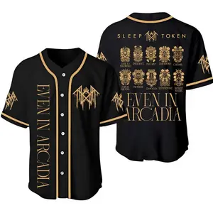 Sleep Token Even In Arcadia Baseball Jersey Sleep Token Full Album Sport Tee Even In Arcadia Tour 2025 Shirt Gift For Fans Men Women