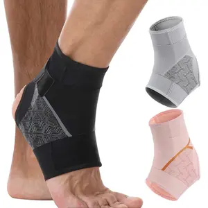 1PCS Ankle Brace for Women and Man, Ankle Compression Sleeve, Ankle Support with Adjustable Compression Strap