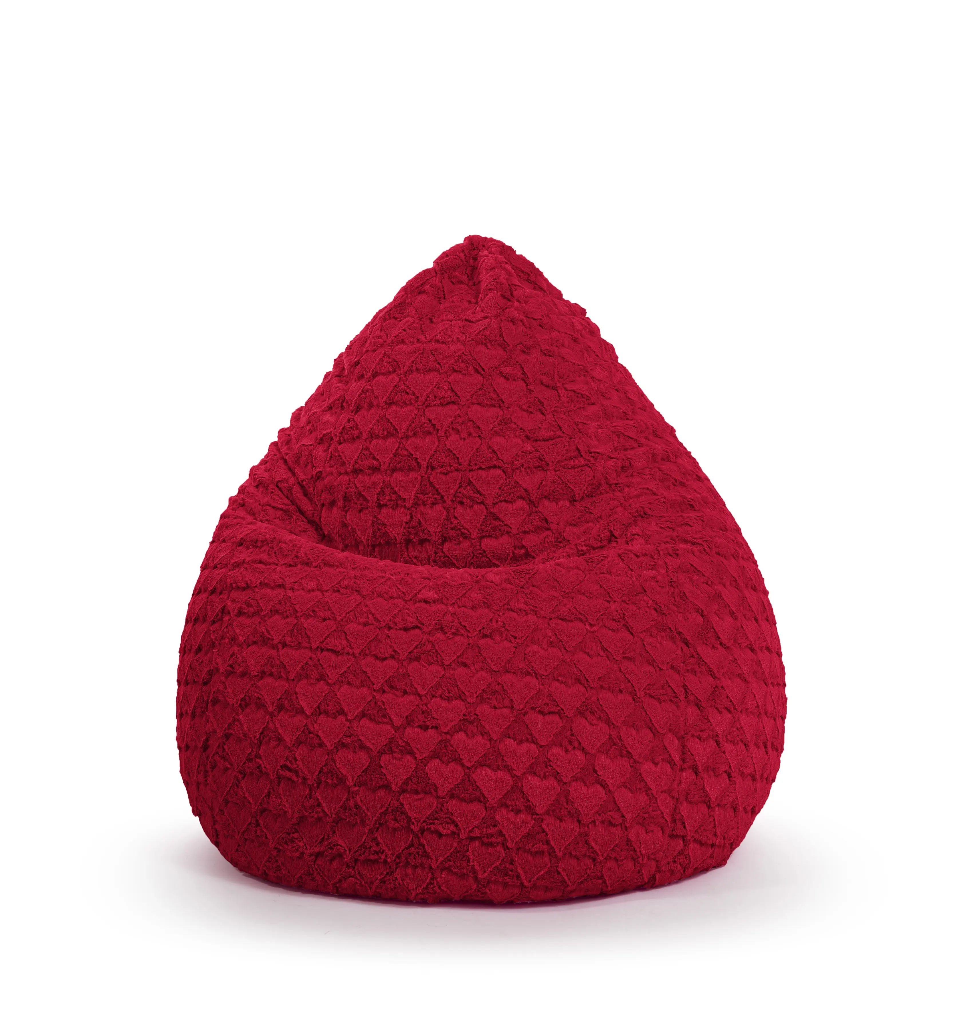 Gouchee Home Fluffy Hearts XL Bean Bag Chair