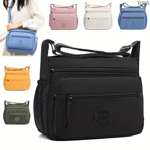 Women's Chic Casual Crossbody Messenger Bag - Adjustable Shoulder Straps, Multi-Compartment, Side Compartments, Rear Anti-Theft Zip Closure - Ideal for Commute, Holiday Gifting (Sport-Inspired Crossbody Bags for Women, Gym Accessory)