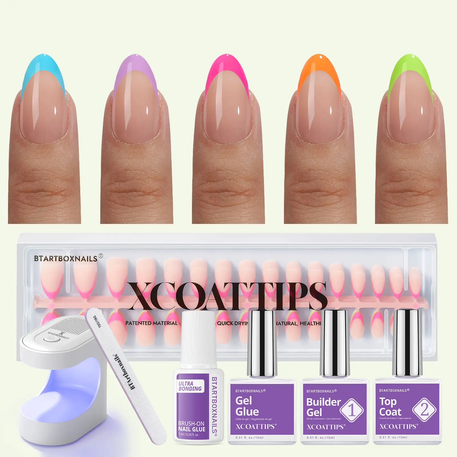 XS Almond-Kit-Brighter pastel