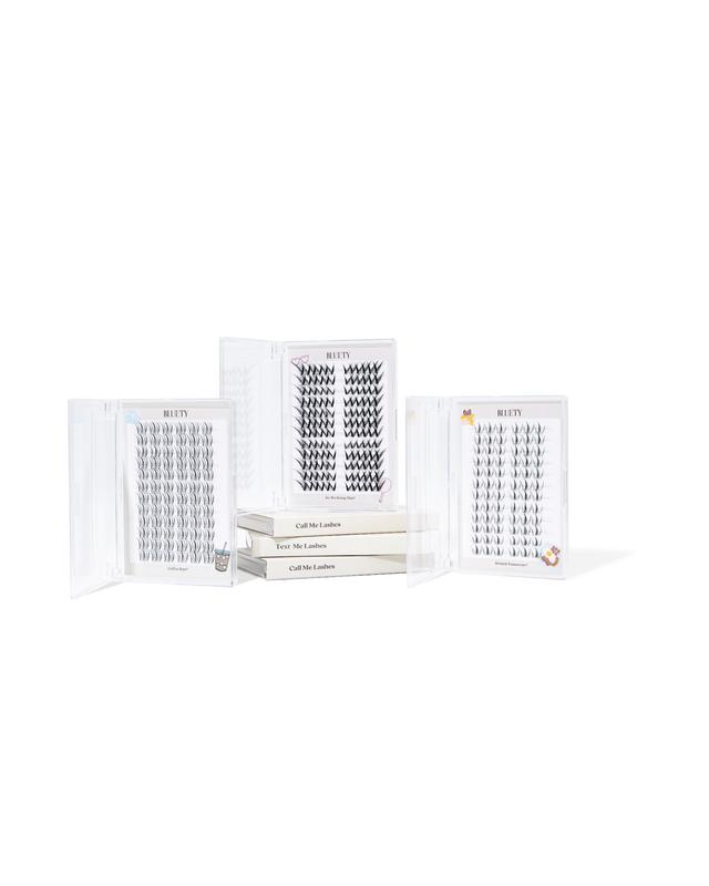 BLUETY Call Me Lashes - Delulu is the Solulu | 13mm Spikey Lash, Wispy Lashes, Anime Manhwa Lashes, Invisible Band, Vegan, Cruelty Free, Reusable