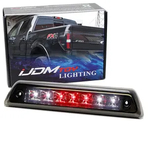 iJDMTOY Smoked Lens Full LED High Mount Third Brake/Stop Light Assembly For 2009-2014 Ford F-150