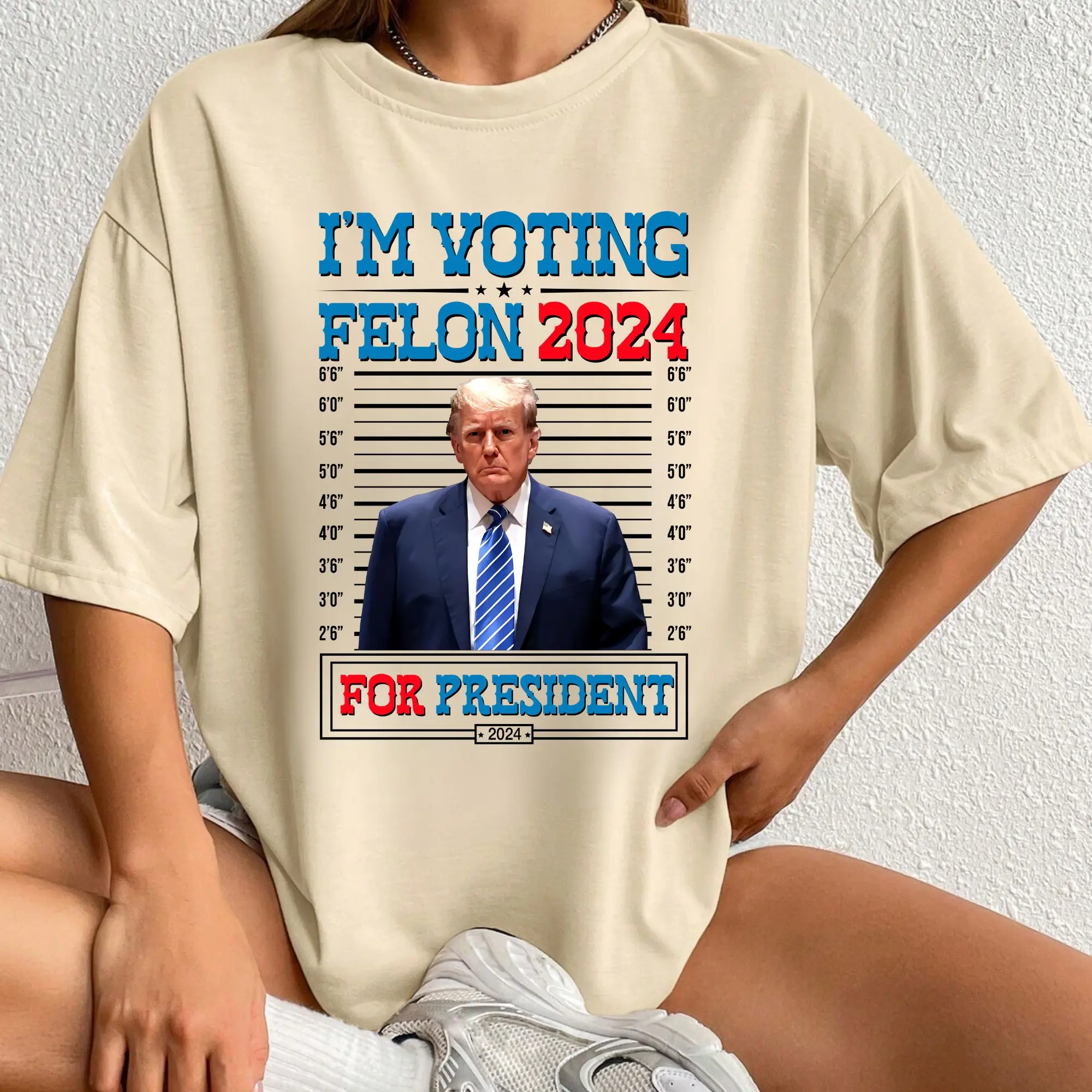 I'm Voting Felonn T-Shirt, Trumpp 2024 Shirt, Funny Trumpp T-shirt, Trumpp 2024 Shirt, Political Shirt, Election Shirt
